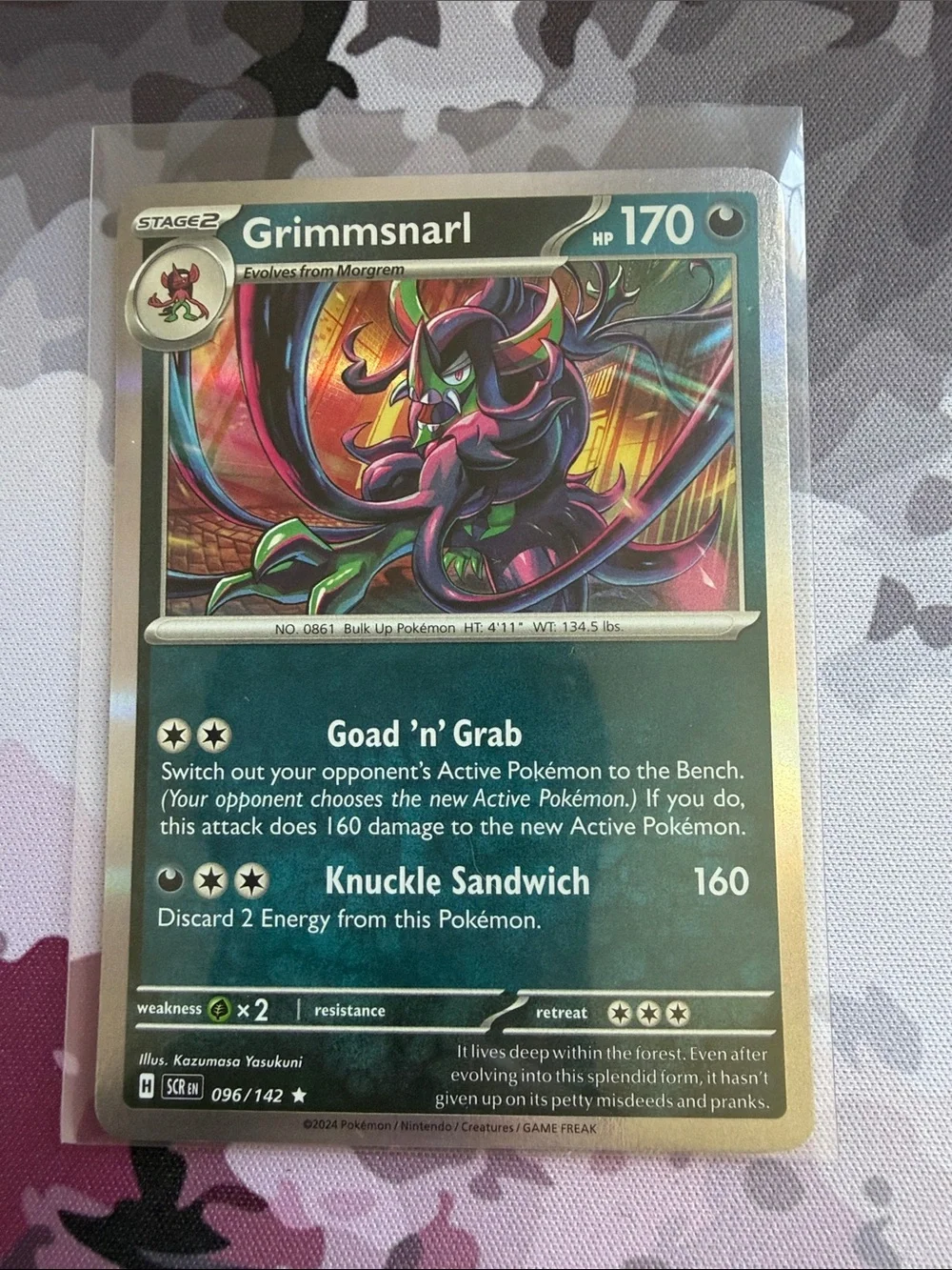 Grimmsnarl Holo Pokémon Card Mini Lot | 2 Holo Cards ✨5/$25✨
